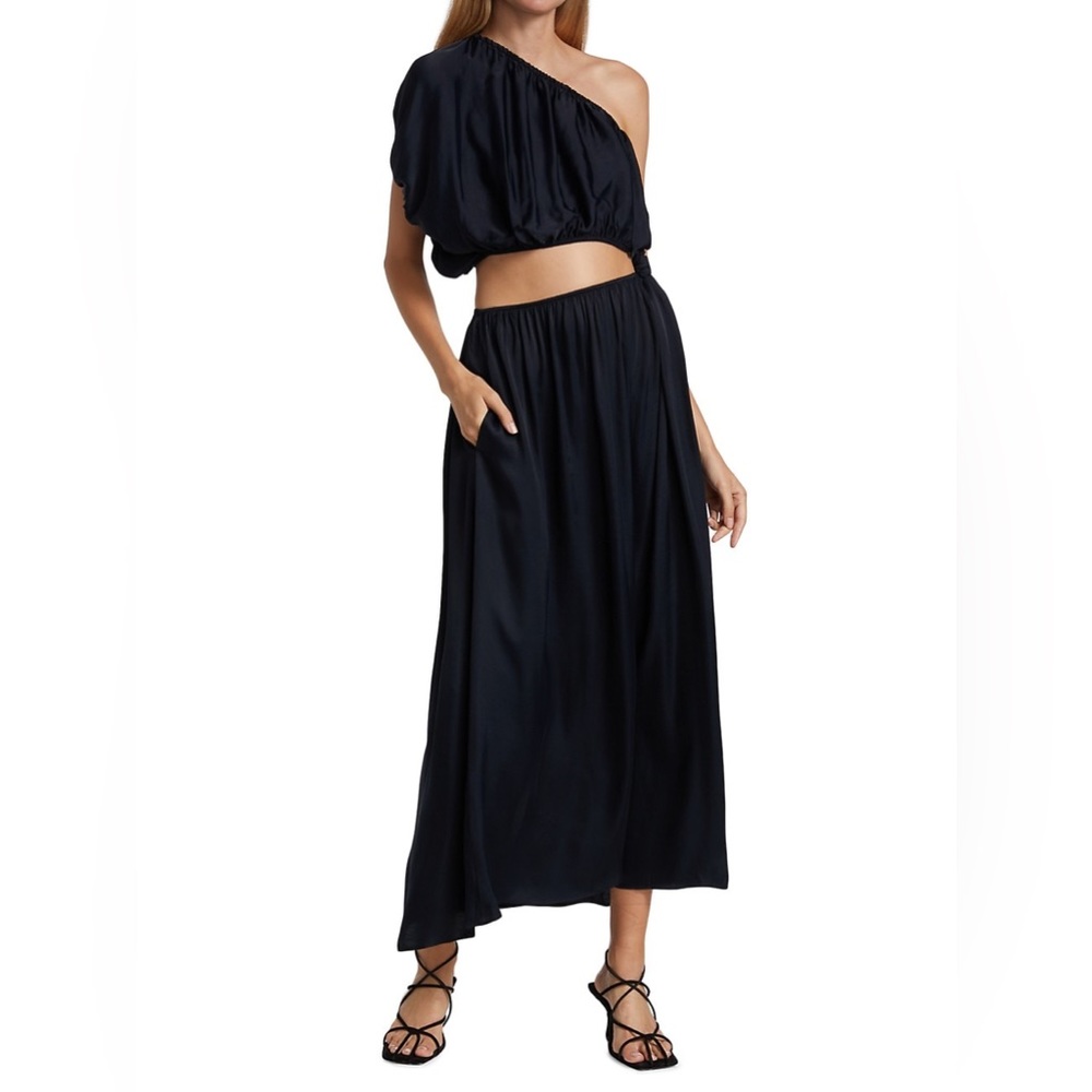 NWT Farm Rio One-Shoulder Cutout Maxi Dress